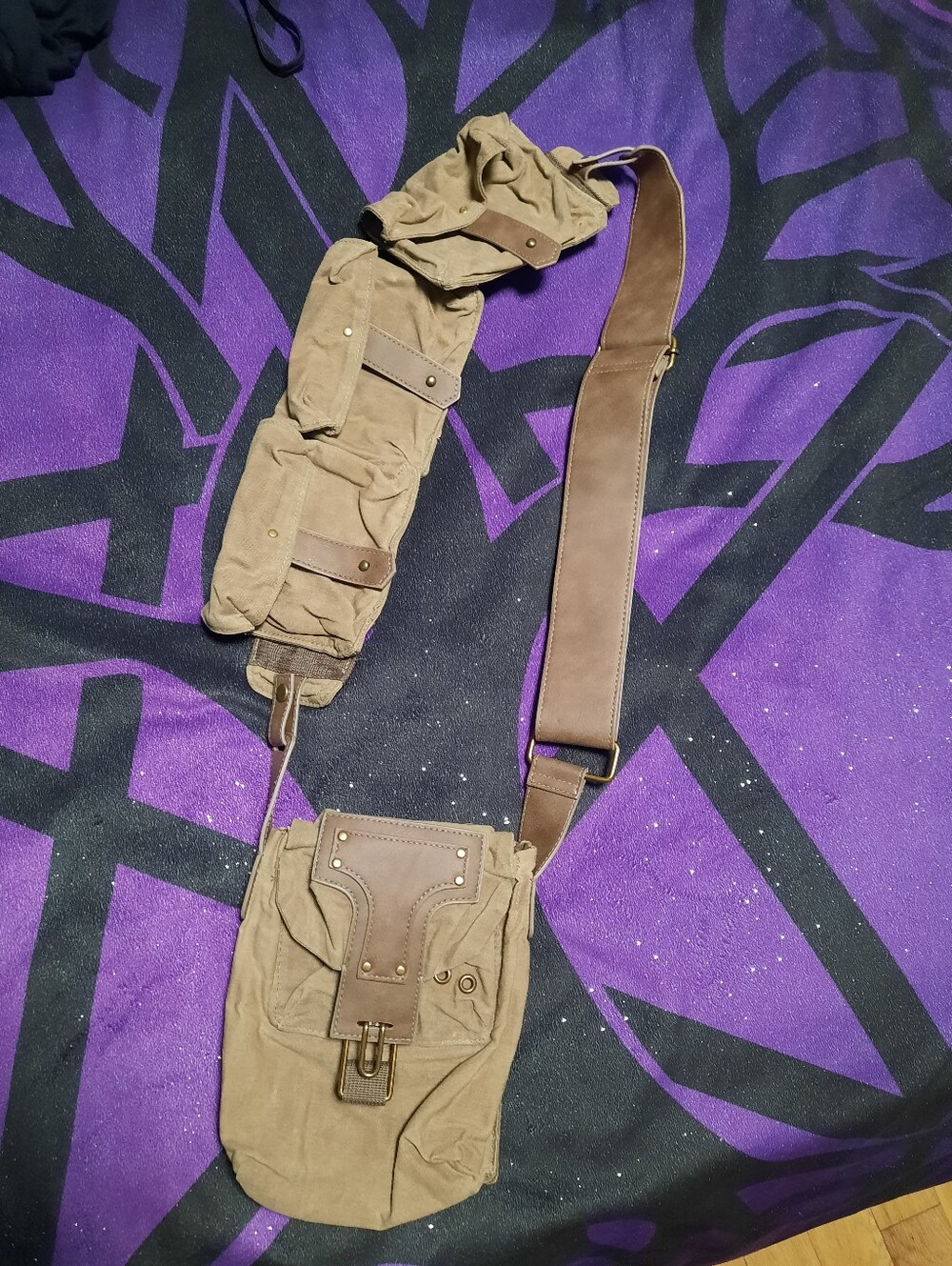 Military Style Crossbody Sling Bag